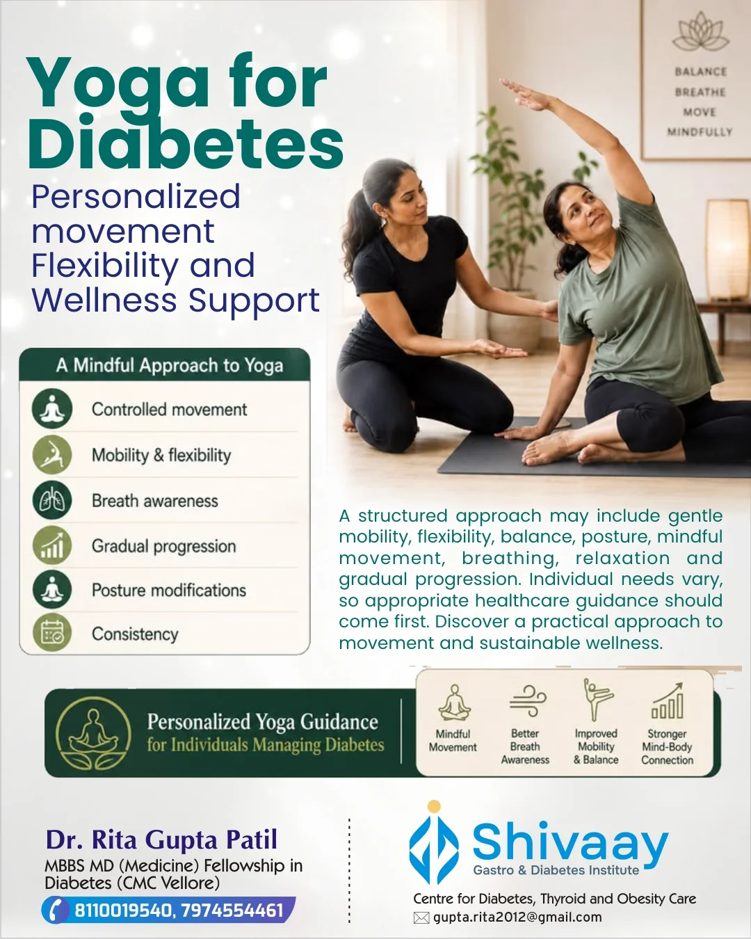 Yoga for Diabetes in Indore